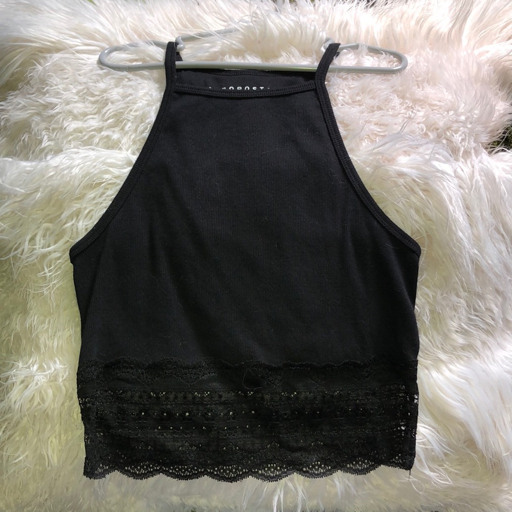 BRAND NEW cropped lacey aero tank